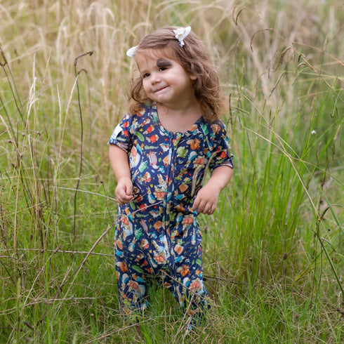Monarch Store Bamboo Romper (Bootysuit) V3.0 SHORT SLEEVED : Peter Rabbit Classic